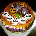 aco53's cooksnap of when they made ハッピーハロウィン♪カボチャチーズケーキ.