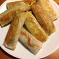 sarakogon's cooksnap of when they made 揚げ油不要！！簡単ノンフライ春巻き.