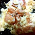 にゃんこ♪（≧∀≦'s cooksnap of when they made トマトと卵炒めチーズ入り.