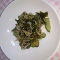 kiiissa's cooksnap of when they made みょうがとじゃこがウマイ♡酢の物.