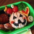 saeed's cooksnap of when they made 簡単！詰めるだけハロウィン☆キャラ弁.