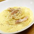 chou*'s cooksnap of when they made 濃厚♡カルボナーラスープパスタ.