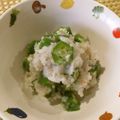 kana叶's cooksnap of when they made オクラのしらすおろし☆.