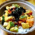 rr's cooksnap of when they made まぐろとアボカドのユッケ丼.