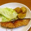 めいてつ家族's cooksnap of when they made 秋鮭の甘辛ガーリックソテー.