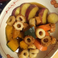 ともぱんたから's cooksnap of when they made 【レンジで】かぼちゃとさつまいもの煮物.