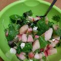 akeakeclub's cooksnap of when they made 華やか！桃モッツァレラのサラダ.