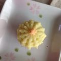 pimomo's cooksnap of when they made 切菊　（練り切り）.