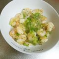 オレンジアームズ's cooksnap of when they made 海老プリプリ♪簡単美味い塩大葉玉ねぎ炒め.