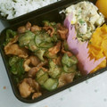 涼ママらぐまん's cooksnap of when they made さっぱり☆たれ炒め豚肉のキュウリ和え.