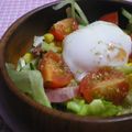 にゃぁくん's cooksnap of when they made ☆。ベーコンレタス温玉のサラダ゜☆.