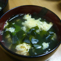 cafe-cafe's cooksnap of when they made 卵とわかめのお汁♪.