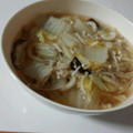 ＊アベリ＊'s cooksnap of when they made 白菜ときのこと生姜のポカポカおうどん。.