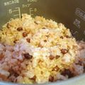 ｙａｎ's cooksnap of when they made 色がきれいで美味しくできる！絶品お赤飯♪.