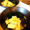 広野のタイタン's cooksnap of when they made わかめと油揚げのササッと炒め煮.