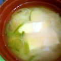 ユーロン's cooksnap of when they made とうふのみそ汁.