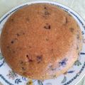 pukukoko's cooksnap of when they made 炊飯器 de cafe風ブルーベリーとバナナのケーキ.