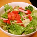 nyapple's cooksnap of when they made ５分で完成☆寿司酢でトマトとハムのサラダ.