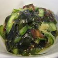PARNELL's cooksnap of when they made プチ食感☆きゅうりと若芽の辛し酢の物.