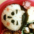ﾄﾐﾄﾐ♪'s cooksnap of when they made キャラ弁? 似顔絵お弁当♪.