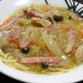 あや　ぱん's cooksnap of when they made キノコとキャベツと玉ねぎのスープパスタ.