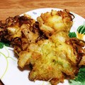 あっし店長's cooksnap of when they made 長芋と長ネギと桜エビのかき揚げ.