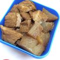 ルナＰボール's cooksnap of when they made 普通に☆豚バラと大根の煮物☆.