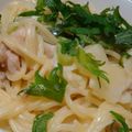 ♡nody♡'s cooksnap of when they made 明太子と青じそのクリームパスタ.