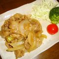 あ～ずん's cooksnap of when they made 豚こまで安うま！ズボラしょうが焼き.