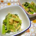 Jock's cooksnap of when they made 小松菜の卵炒め〜鮭フレーク入り〜.