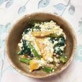 ゆき君★ママ★'s cooksnap of when they made 小松菜の白和え.