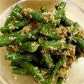 ウッフィー's cooksnap of when they made 主人！大絶賛☆いんげんのﾆﾝﾆｸ胡麻和え.