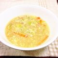 ももちんぷー's cooksnap of when they made ✿キャベツと桜エビの中華スープ✿.