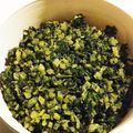 のりmama's cooksnap of when they made 大根菜の味噌炒め（よごし）.