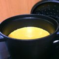 ゆっずぽん's cooksnap of when they made ストウブ　プリン♪いちごデコ.