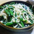 あすでふ's cooksnap of when they made 柚子胡椒風味　えのき・ニラのお浸し.