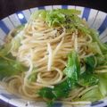 ひでろー's cooksnap of when they made キャベツとアンチョビのパスタ.