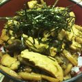 shiopop's cooksnap of when they made 鶏ときのこのきんぴら丼.