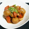 にゃーさﾝ's cooksnap of when they made 。＊里芋と人参と鶏肉の煮物＊。.