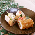 赤い電話's cooksnap of when they made かにかま＆かいわれのちくわ詰め（改良版）.