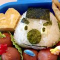 rurukenmam's cooksnap of when they made キャラ弁妖怪 おにぎり侍 簡単こまじろう.