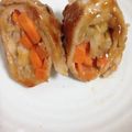 どどらえもん's cooksnap of when they made 豚ロースの味噌だれロール.