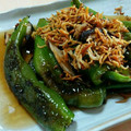 mnsalve's cooksnap of when they made 簡単☆ししとうと椎茸としらすの焼き浸し.