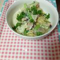 りょうあられ's cooksnap of when they made 【簡単•ヘルシー】鮭とキノコの豆乳パスタ.
