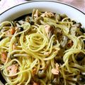 シャークン's cooksnap of when they made 秋鮭としめじのパスタ.
