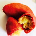 ＊pika's cooksnap of when they made 芋あん入り＊さつま芋クッキー.