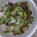 あぷりこっと♪♪'s cooksnap of when they made きゅうりかにかまレタスの酢の物風サラダ.
