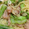 ゆっつ☆'s cooksnap of when they made 春キャベツとベーコンの和風パスタ☆.