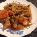 クックLI79KV☆'s cooksnap of when they made 簡単我が家のなすと鶏モモ肉の酢豚風.