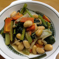 tane1029's cooksnap of when they made 小松菜とえのきと大豆の煮びたし.